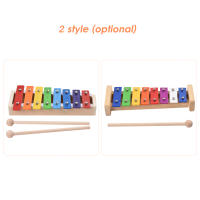 Xilofón De 8 Teclas Tamaño Compacto Glockenspiel Con Placa De Aluminio Colorida Y Mallets De Madera Instrumento De Percusión Musical Regalo - details 16