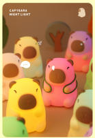 Lámpara De Noche De Silicona Capybara Lindo 7 Colores Con Dimmer Para Dormitorio De Niños Recargable Por USB Luz Decorativa Regalo Con Toque - details 2