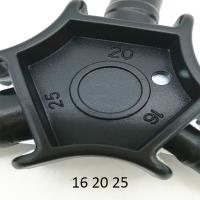 Herramienta De Instalador Manual Para Tubos 16-20-25mm/20-25-32mm Reamador Interno Externo PEX-AL Calibrador De PPR Para Plomería Y Metalworking - details 3