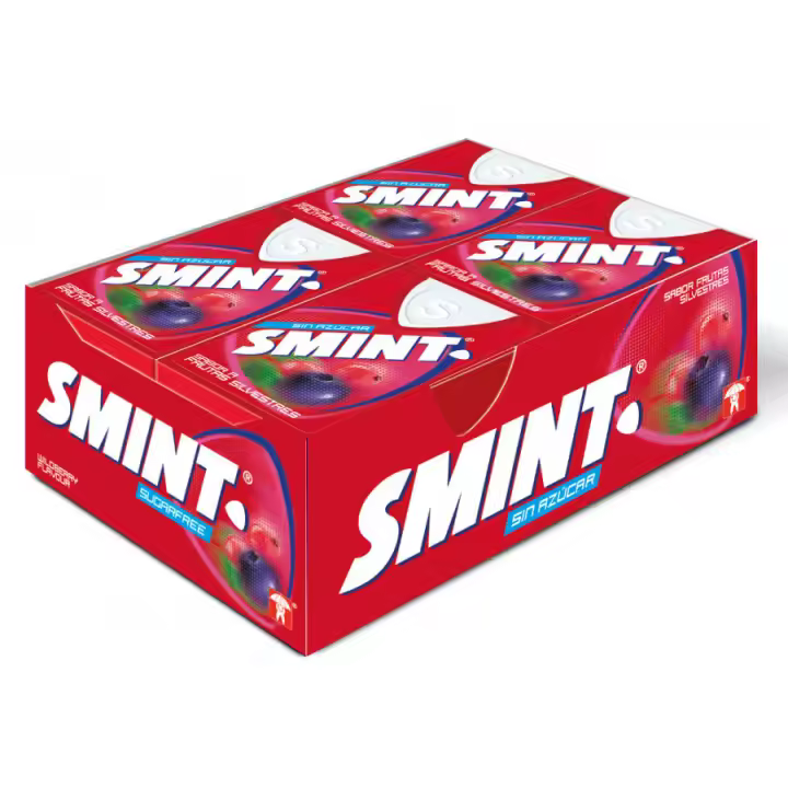 Smint tabs frutas silvestres 12 unidades de 8g - 1