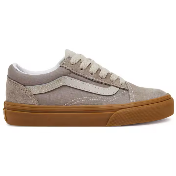 Zapatillas Marca Vans Modelo Vn000Cyv0Cs1 Para Kids Color Gris - 1