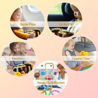 Mochila infantil Montessori con hebillas y cremalleras, juguetes sensoriales Montessori, actividades de aprendizaje a través del juego, se puede guardar y llevar en la espalda, mochila de juguetes de viaje - details 1
