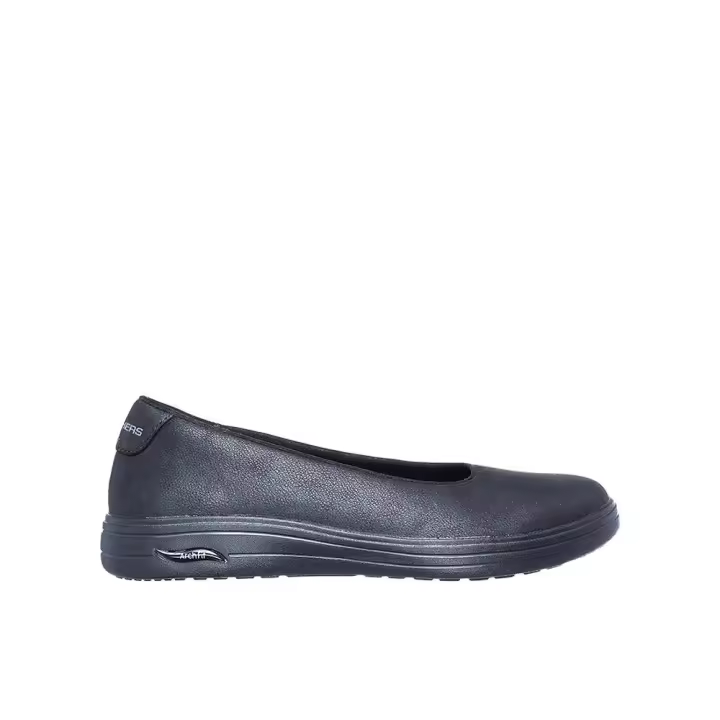 Skechers 138901_BBK Bailarinas para mujer negras en sintético 82307 - 1