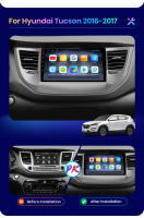 AWESAFE PX9 inalámbrico CarPlay Android Auto Radio para Tucson 3 Hyundai IX35 2015 2016 2017 2018 coche reproductor multimedia GPS 2 din autoradio volante controles RDS Bluetooth - details 3