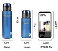 Botella Deportiva De Agua BPA Free Resistente a Fugas 400ml 560ml Para Senderismo Y Escalada Material Plástico PC Lavable En Lavavajillas - details 15
