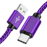 Cable De Carga Rápida De Nylon USB a a Tipo C Para Huawei Samsung Android 1M 2M 3M Transmisión De Datos Dispositivo De Carga TypeC - details 12