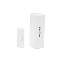 Cofan Sensor de puerta WiFi | Sensor de ventana inteligente | Funciona con aplicación Smart Life o Tuya | Sistema de seguridad compatible con Alexa y Google | Color: blanco | Protección antirrobo | Alarma doméstica - details 0