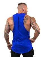 Camiseta De Entrenamiento Para Hombre Camiseta Sin Mangas Transpirable Para Correr Al Aire Libre Canasta Bodybuilder Top De Gimnasio Fitness Stringer Muscular - details 4