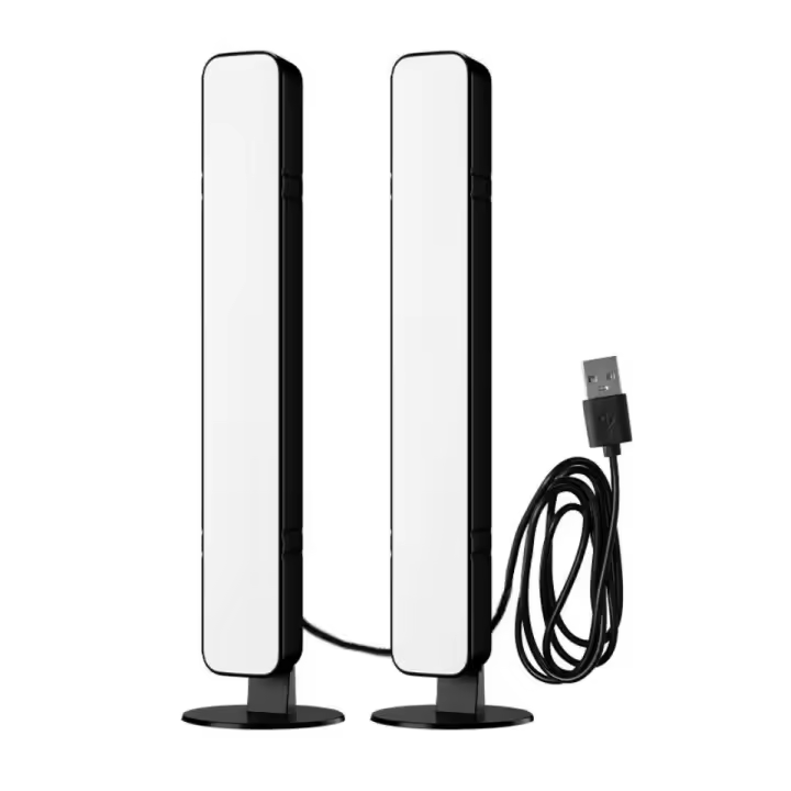 Lámpara De Mesa LED RGB Con Control Remoto Para Decoración De Habitación Y Gaming Luz Nocturna Sincronizada Con Música Para TV Y Escritorio - 1