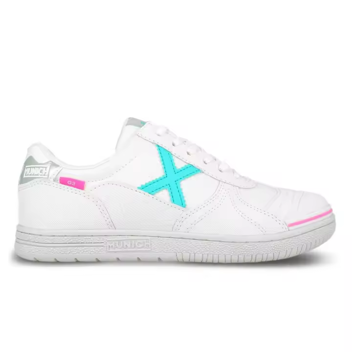Zapatilla Fútbol Sala Junior Munich G-3 441 Blanco - 1