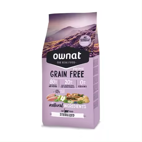 OWNAT GATO GF PRIME STERILIZED 3KG - 1
