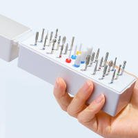 Caja De Almacenamiento Para Uñas Misscheering Con 30 Agujeros Soporte Para Esmalte Y Herramientas De Manicura En Plástico - details 4