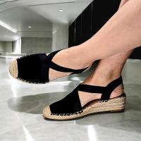 Calzados soraia, Sandalias de Esparto con Cuña para Mujer. - details 11