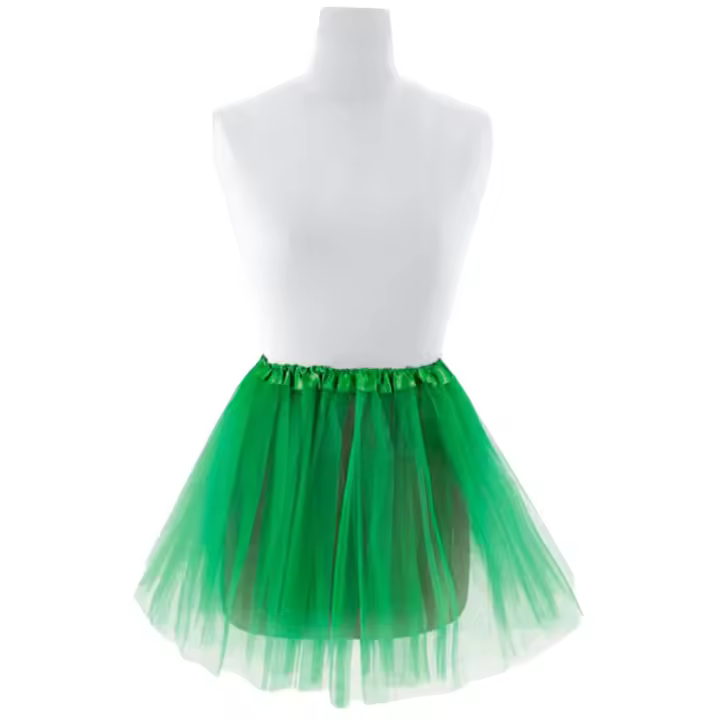 Festëën® Falda elástica verde esmeralda - Tutú  Talla adulto (40cm) e infantil (30cm)  Complemento fiesta, carnaval, halloween - Festëën® - 1