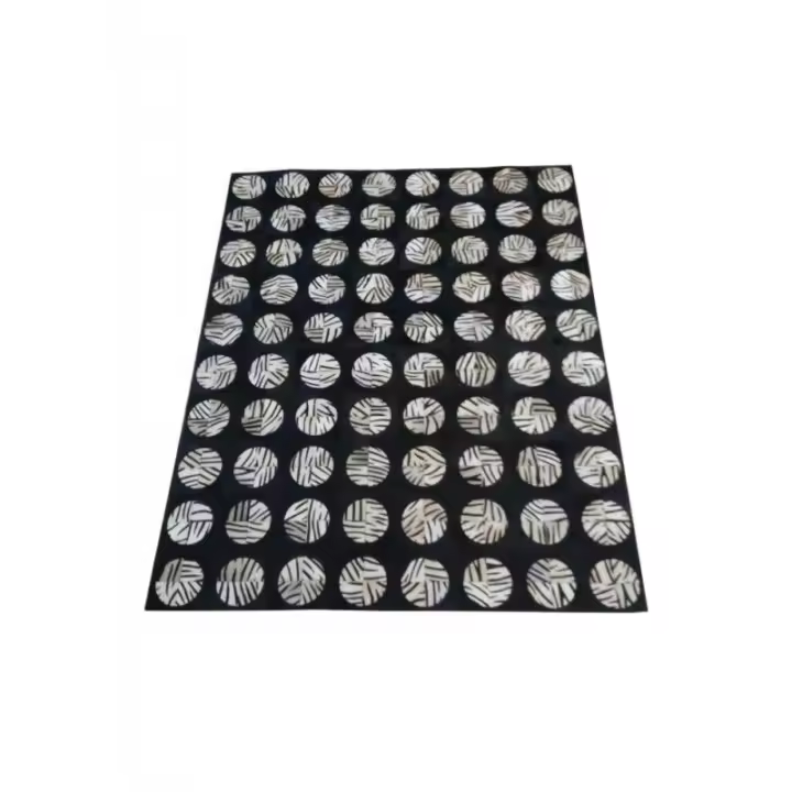 Alfombra Patchwork piel de vaca 243x300 cm - Zerimar. - 1