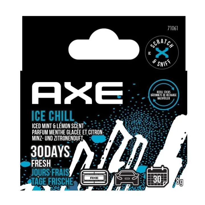 2 RECAMBIOS AMBIENTADOR AXE ICE CHILL - 1