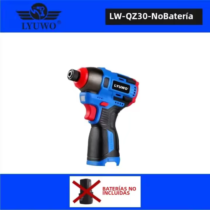LYUWO Destornillador Eléctrico Sin Alambre De 16V Con Gran Torque De 160N.m Herramienta De Batería Multifuncional Para El Hogar - 1