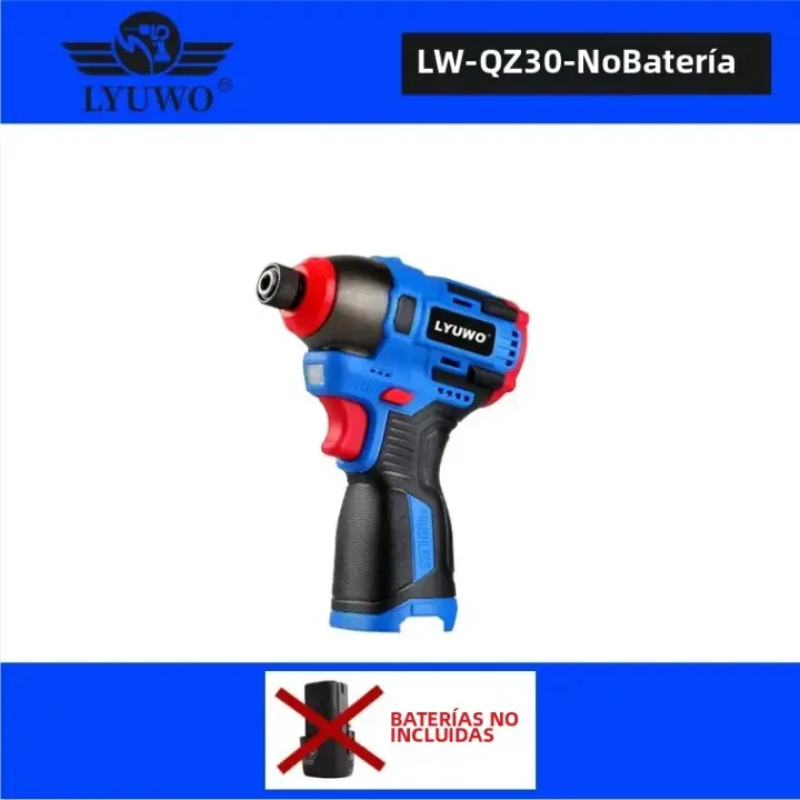 LYUWO Destornillador Eléctrico Sin Alambre De 16V Con Gran Torque De 160N.m Herramienta De Batería Multifuncional Para El Hogar - 1