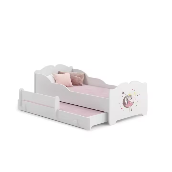 Cama dupla 160 x 80 com colchões e estrados incluídos Kobi Anna Sleeping Princess - 1