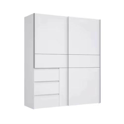Armario Ropero 2 Puertas Correderas De 170 Cm Winter2, Con Cajonera Integrada Desde Exterior - 1