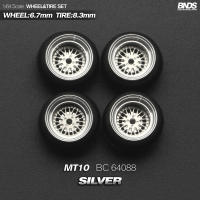 BNDS Rines De Aleación Con Neumáticos De Goma Para Vehículo De Escala 1/64 Estilo JDM VIP 8.3mm Conjunto De 4 Piezas Accesorios Detallados Para Modelo De Coche - details 52