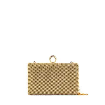 Bolso Plata Mujer Fiesta Bolso De Fiesta Con Brillos Clutch