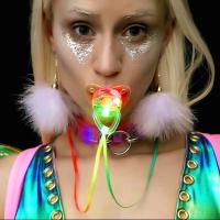 LED Light up Whistle Glow Whistles Con Lanyard Para Fiesta Noche Brillo En El Dark Para Cumpleaños Bodas Party Supplies - details 1