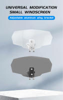 Universal Parabrisas De Motorizado Clip on Extensión Esponja Deflector De Aire Para Mopeds Y Motocicletas Accesorios De Motocicleta - details 0