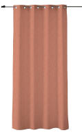 Cortina modelo LANZAROTE  de Tela Lisa confeccionada con 8 ollaos de 140x260cm,  11 Colores Disponible,  Cortina Para Salón Dormitorio y oficina. Tambien disponible en pack de 2 cortinas - details 0