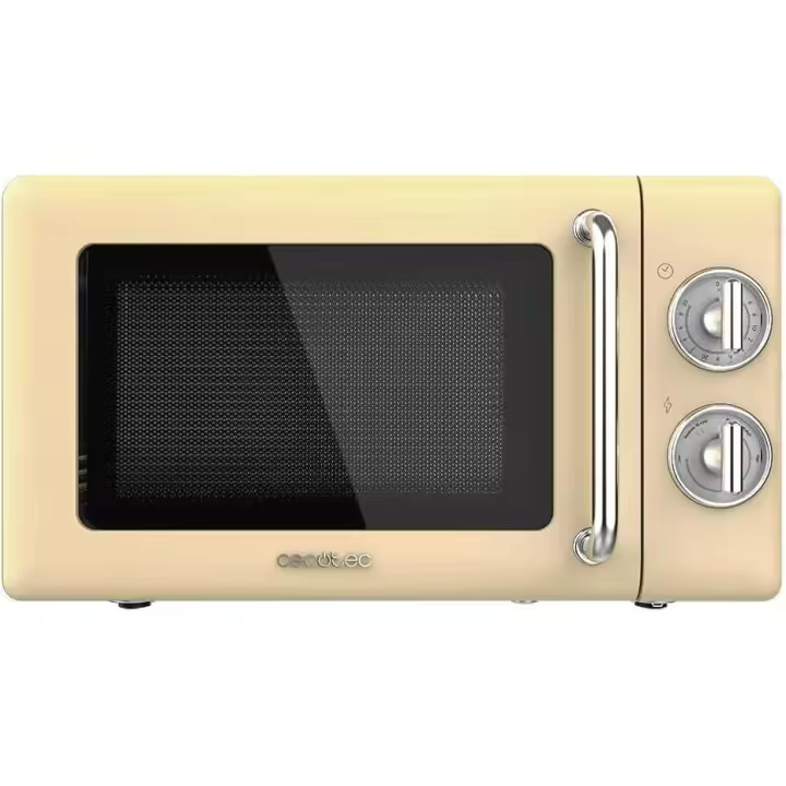 Microondas Cecotec Proclean 3010 Retro Yellow 700 W en 6 Niveles Modo Descongelación - 1