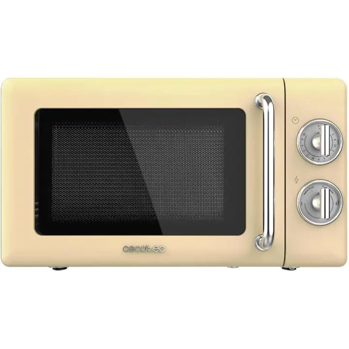Microondas Cecotec Proclean 3010 Retro Yellow 700 W en 6 Niveles Modo Descongelación - 1