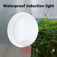 Lámpara De Pared Moderna Con Sensor De Movimiento Humano IP65 Impermeable LED Para Exterior Balcón Escaleras Courtyard - details 6