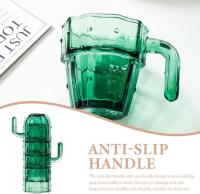 Juego de botellas de Agua de Cactus de 4 piezas Taza de Agua Vaso de Beber Vase de cactus Vase de COTEL Green Copa de champán Vaso de Agua conjunto - details 3