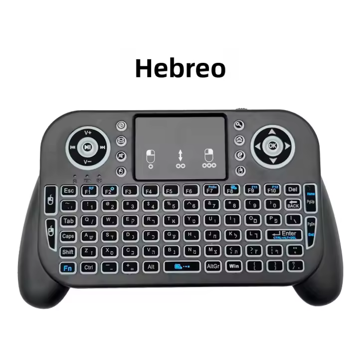 MRSVI Mini Teclado Inalámbrico V8 7 Retroiluminado 2.4G Bluetooth Con Ratón Aire Y Control Remoto Con Touchpad Para Android TV Box - 1