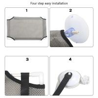 Cama De Gato Colgante Para Ventana Hamaca Solar Asiento Doble De Túnel Con Adhesivo En La Pared Sofá Para Gatos Tamaño 51x31cm - details 10
