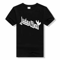 Camiseta De Algodón Para Hombre Judas Priest Estampado Streetwear Con Banda De Latón Estilo Metalero Camiseta De Manga Corta Para Verano - details 1