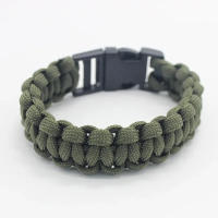 Brazalete De Sobrevivencia Para Camping Y Emergencias Al Aire Libre Con Cuerda Paracord De 7 Núcleos De 23cm Herramientas De Escape Y Paraguas - details 10