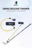 Entrenador De Swing De Golf Caiton Correa De Goma Amarilla Con Piezas Negras Ayuda Profesional Para Perfeccionar Tus Habilidades De Golf - details 0