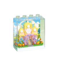 Bloques De Construcción De Castillo Nuevo Torre De Boda De Cuento De Fadas Juguete Educativo Micro Partícula Regalo De Navidad Para Niños - details 5
