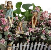 Adornos de Jardín de hadas para exteriores, figuras de elfos, accesorios de Jardín Para Casa de muñeces, 6 piezas - details 0
