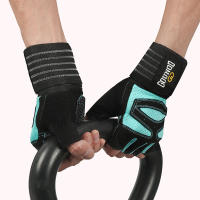 Guantes De Levantamiento De Peso GOUNOD Con Soporte De Muñeca Transpirables Antideslizantes Para Gimnasio Y Entrenamiento De Fitness Powerlifting - details 8