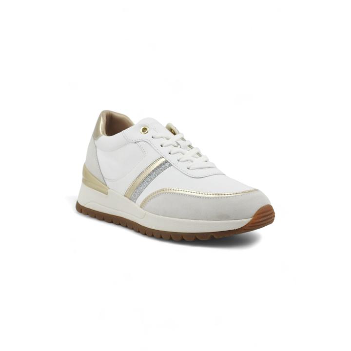 Geox D Desya A dames Sneaker,LT TAUPE,36 EU