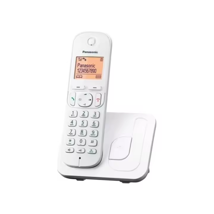 Teléfono PANASONIC KXTGC210SPW Blanco - 1