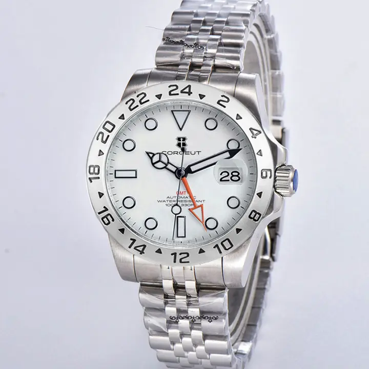 Reloj De Pulsera Automático Para Hombre CORGEUT NH34A 10ATM Impermeable 39mm GMT Función Lume Reloj De Moda Y Casual - 1