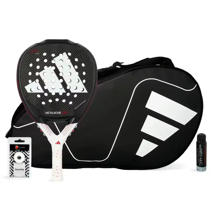Pack Adidas Metalbone Hrd+ 2024 Y Paletero Adidas Carbon Control - 1