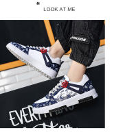 Zapatos De Cuero Y Lona Para Hombre Zapatillas De Cuero Con Transpirabilidad Estilo Coreano Casual Zapatos De Temporada Primavera/otoño - details 7