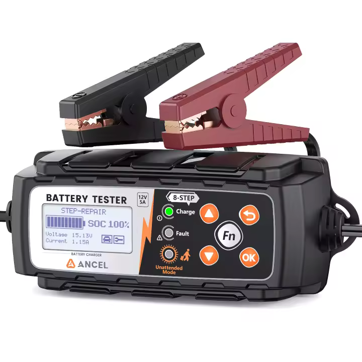 ANCEL BT521 12V Prueba De Batería De Coche 4-en-1 Recarga Rápida Automática Analizador De Batería Mantenimiento Automotriz - 1