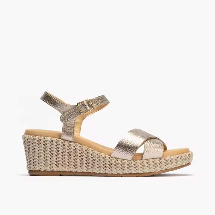PITILLOS 10568 ORO Sandalias altas mujer 34977 25V SANDALIA PALA TALON ORO - 1