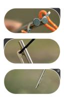 Tiartisan Palos De Tenda De Titanio Para Camping Fuerte Y Anti-curvatura 20/24/30/35/40cm Accesorio De Tenda De Alta Calidad - details 8