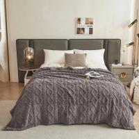 Manta De Tafurong De Poliéster 100% Coral Fleece Para Cama Y Sofá Color Sólido Suave Y Cálida Para Primavera E Invierno Tamaño Varía - details 30